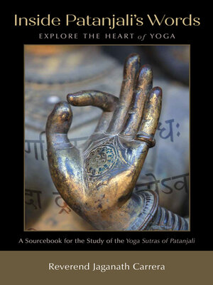 cover image of Inside Patanjali's Words